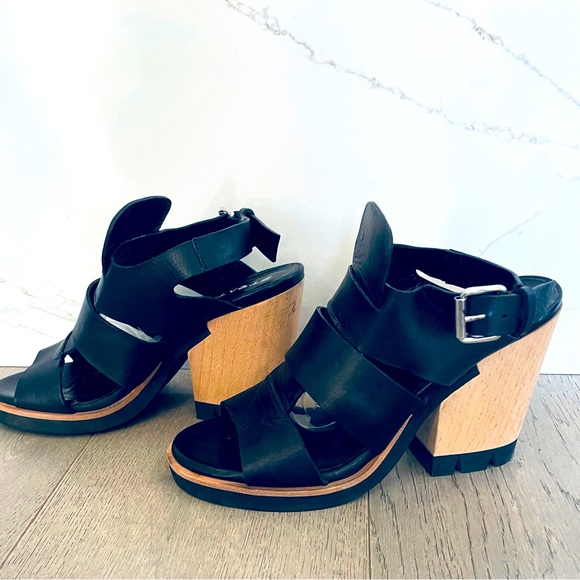 STRATEGIA block heel sandals - Picture 2 of 7